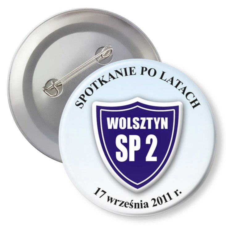 przypinka z agrafką Spotkanie po latach