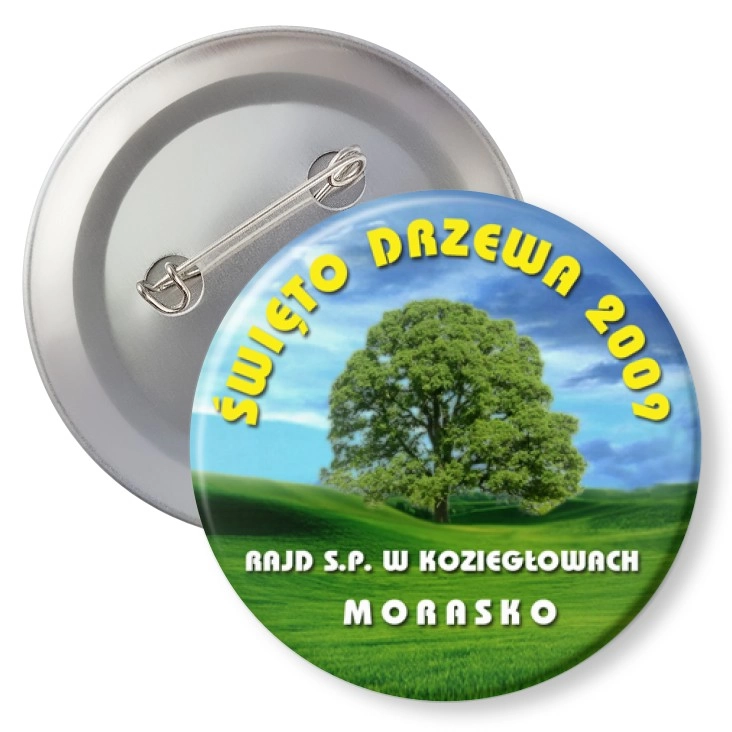 przypinka z agrafką Święto drzewa 2009