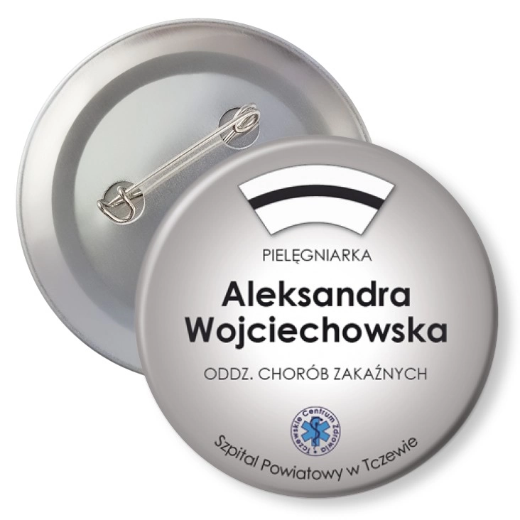 przypinkaSzpital Powiatowy w Tczewie - pielęgniarka