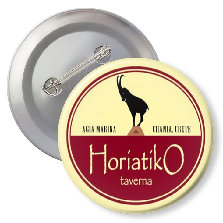 przypinka z agrafką Taverna Horiatiko