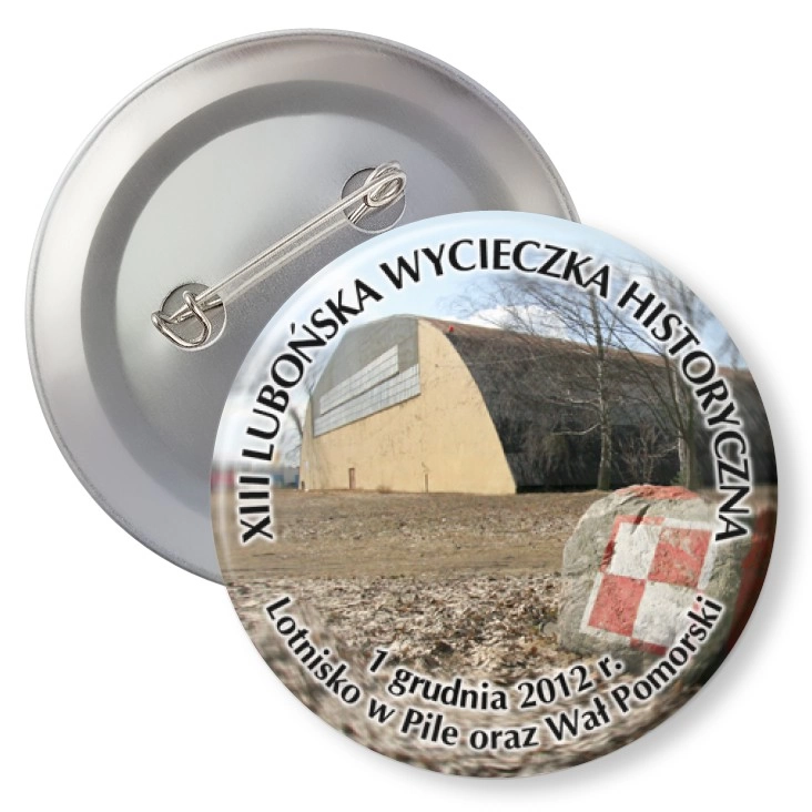przypinka z agrafką XIII Lubońska Wycieczka Historyczna