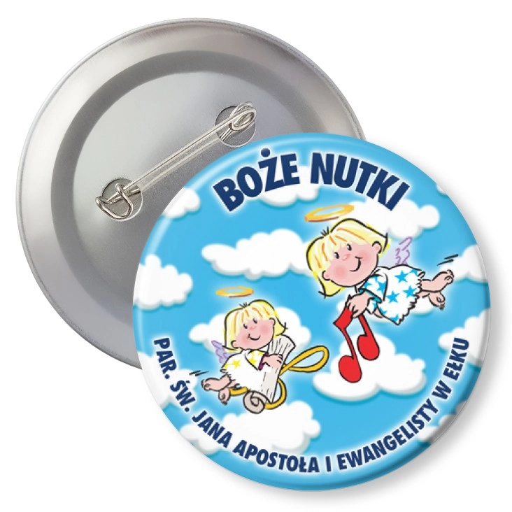przypinka z agrafką Boże Nutki