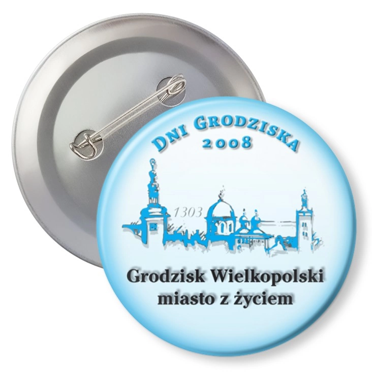 przypinka agrafka Dni Grodziska 2008