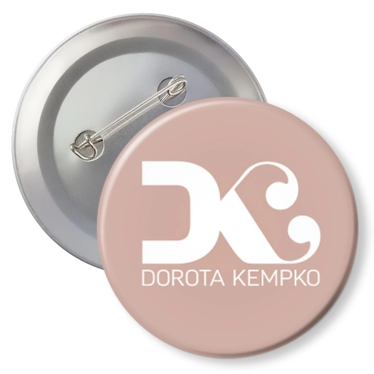 przypinka z agrafką Dorota Kempko A