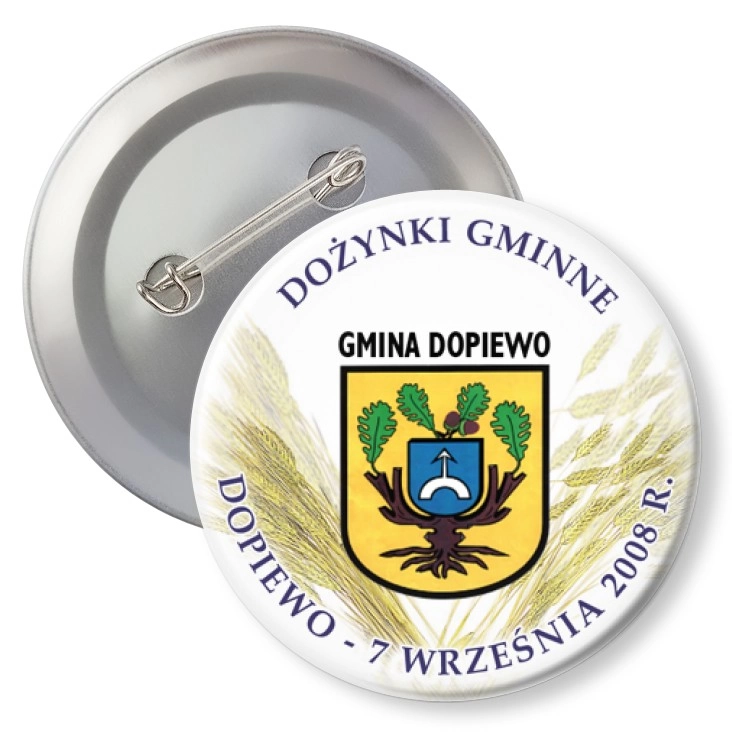 przypinka agrafka Dożynki Dopiewo
