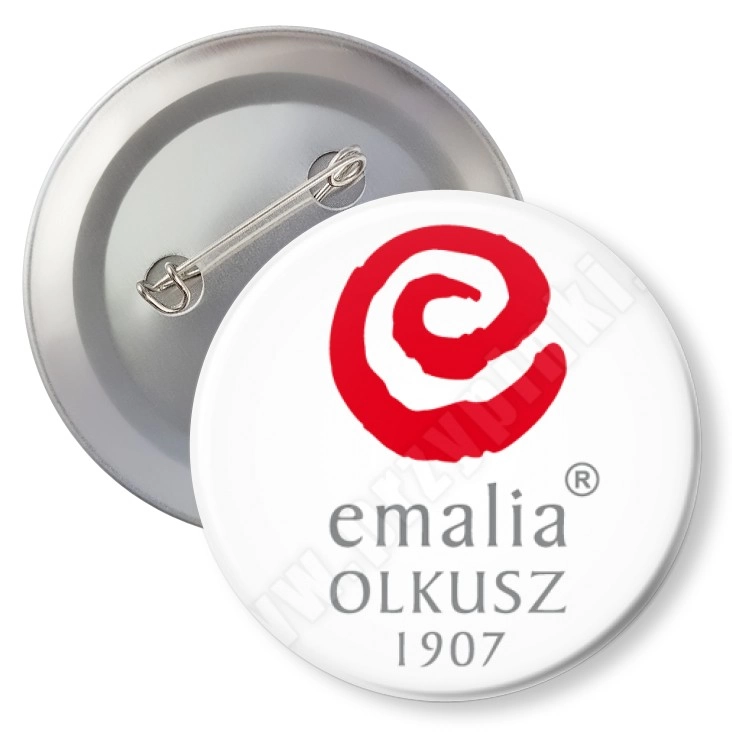 przypinka z agrafką Emalia