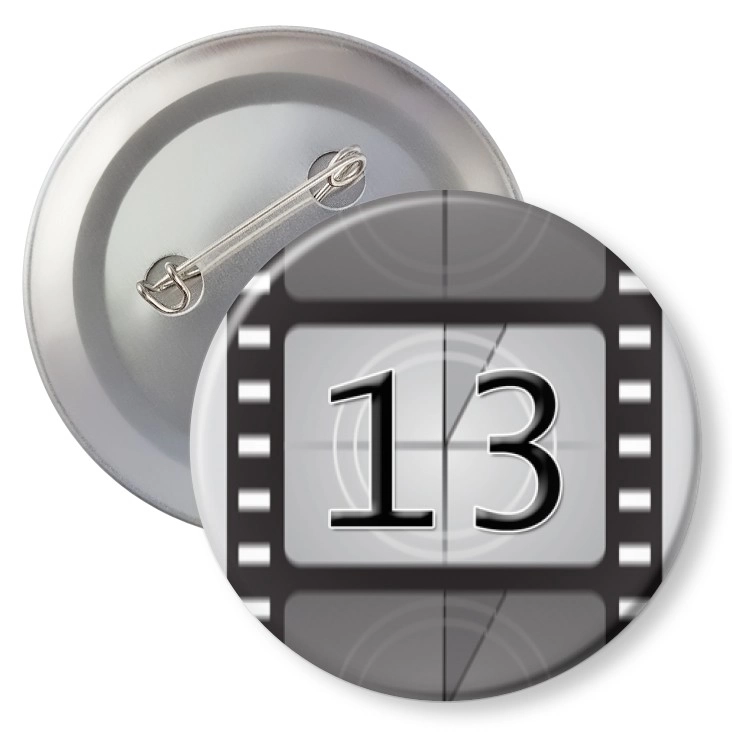 przypinka z agrafką Film 13