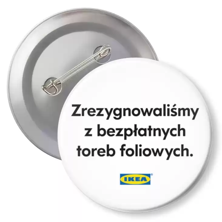 przypinka z agrafką IKEA