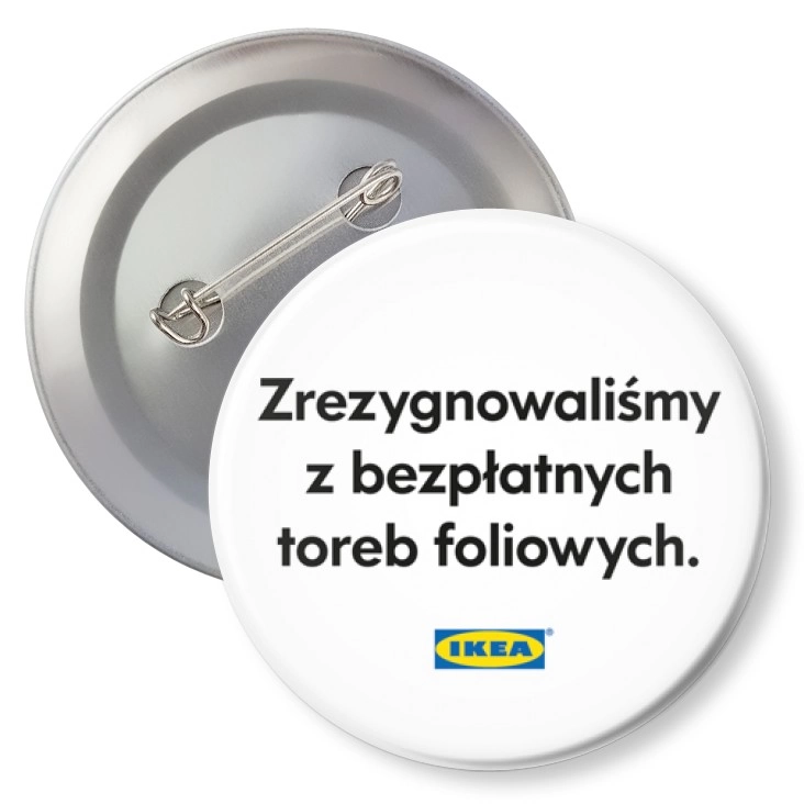 przypinka agrafka IKEA