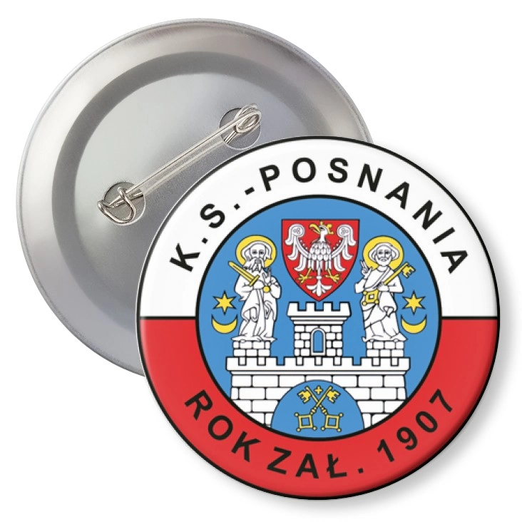 przypinka z agrafką K.S. - POSNANIA