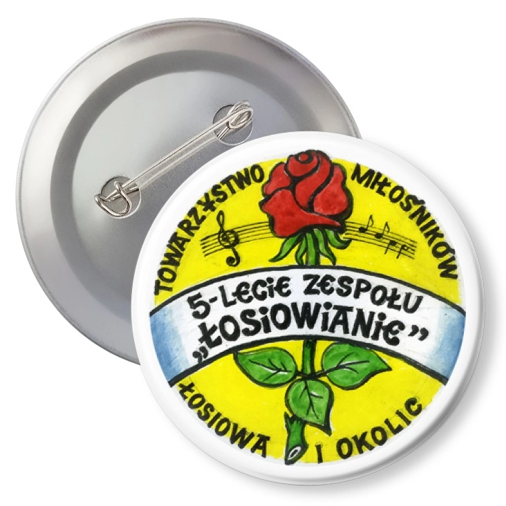 przypinka z agrafką Łosiowianie