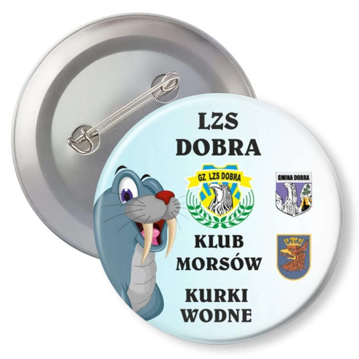 przypinka agrafka LZS DOBRA