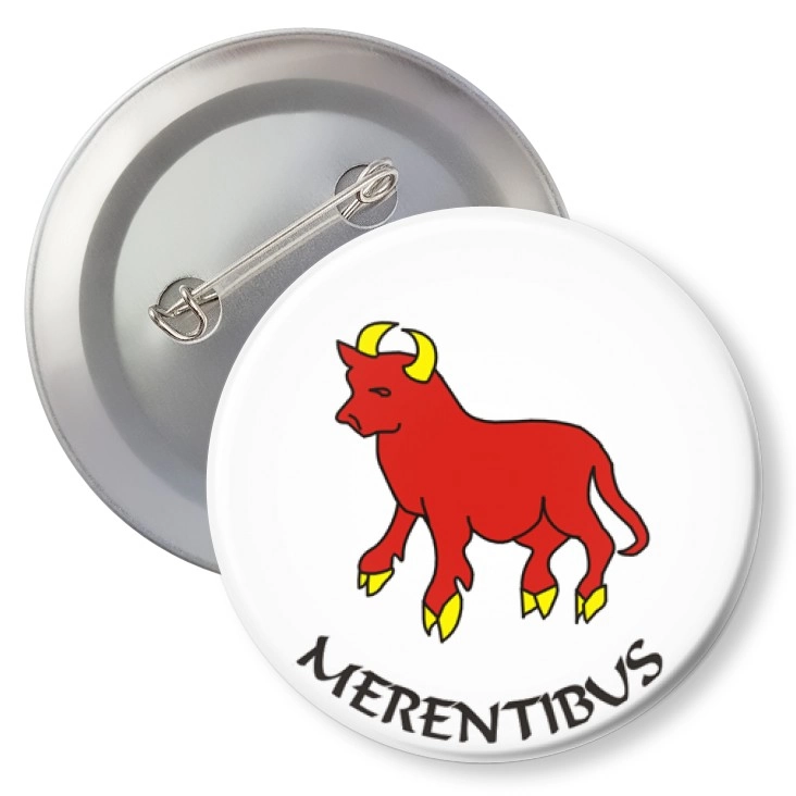 przypinka z agrafką MERENTIBUS