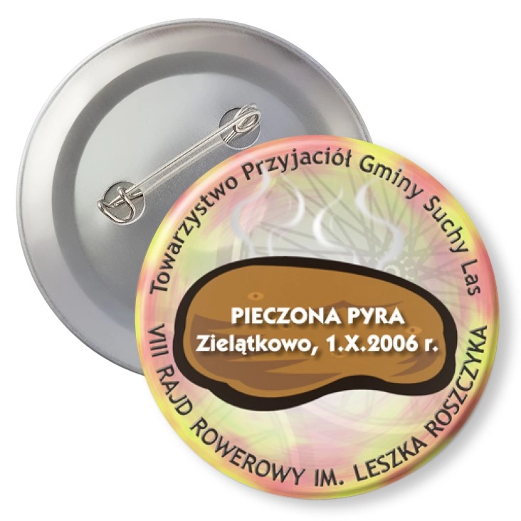 przypinka z agrafką Pieczona Pyra 2006