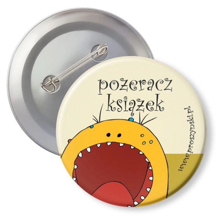 przypinka z agrafką Pożeracz