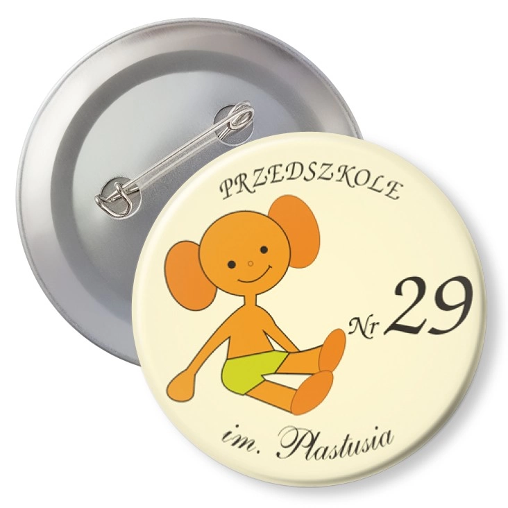 przypinka z agrafką Przedszkole nr 29