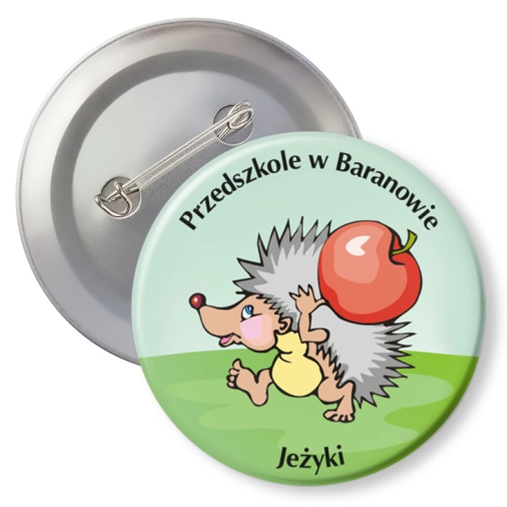 przypinka agrafka Przedszkole w Baranowie