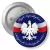 Przypinka z agrafką Rajd Niepodległości - Sulejówek 2009