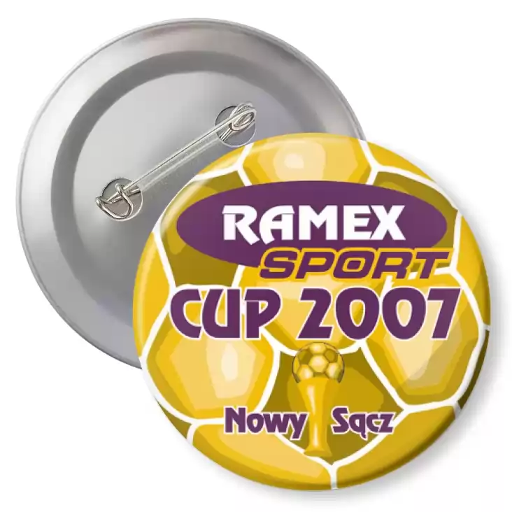 przypinka z agrafką Ramex Sport Cup 2007