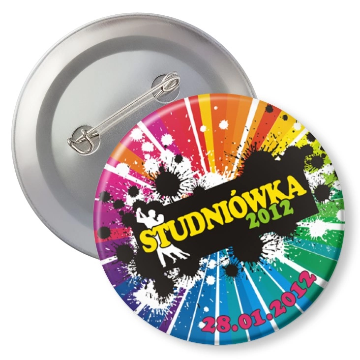 przypinka z agrafką Studniówka