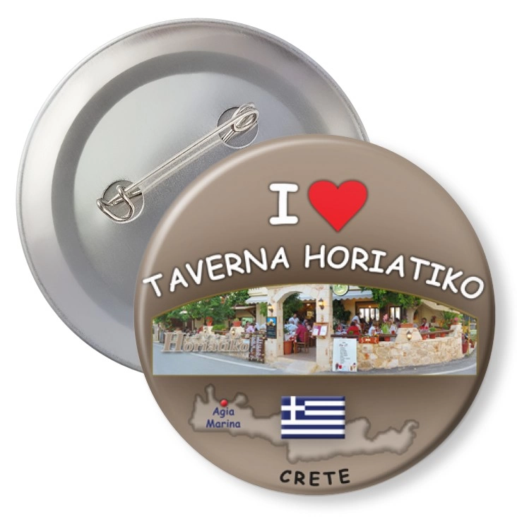 przypinka z agrafką Taverna Horiatiko