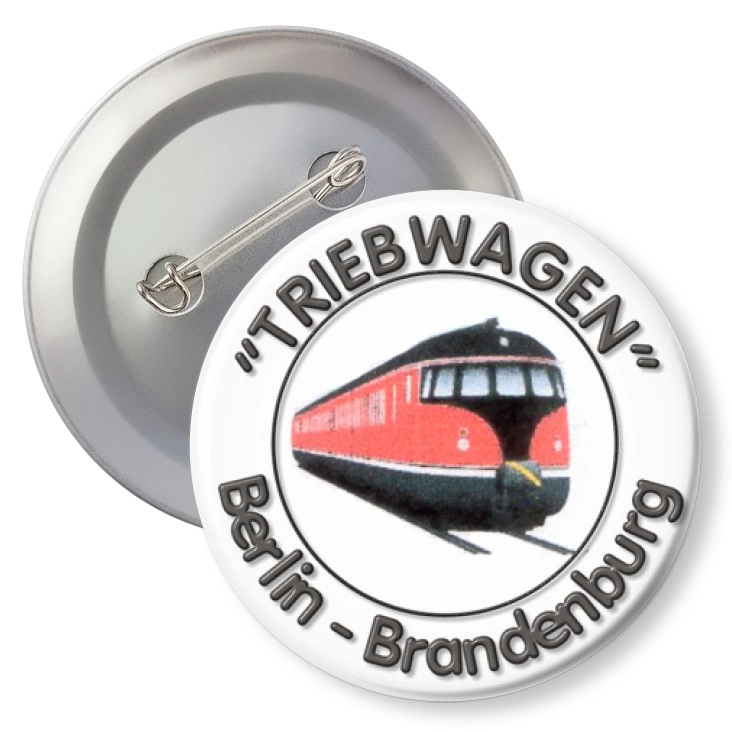 przypinka z agrafką Treibwagen Berlin-Brandergurg