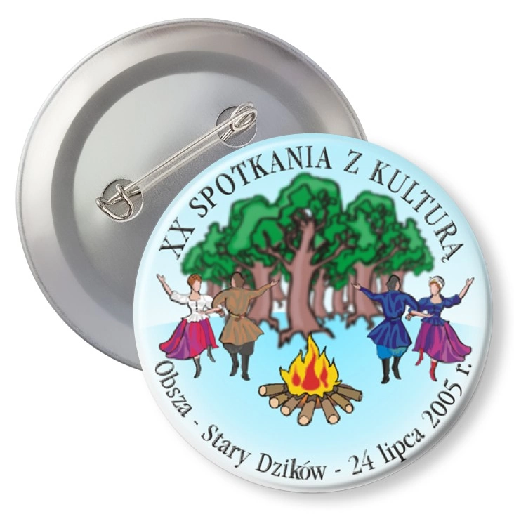 przypinka z agrafką XX Spotkanie z Kulturą