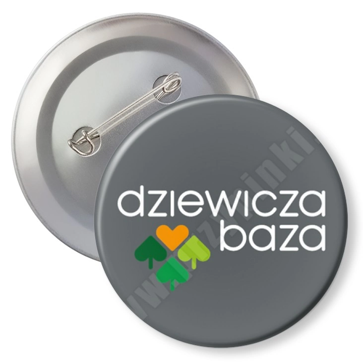 przypinka z agrafką Dziewicza Baza