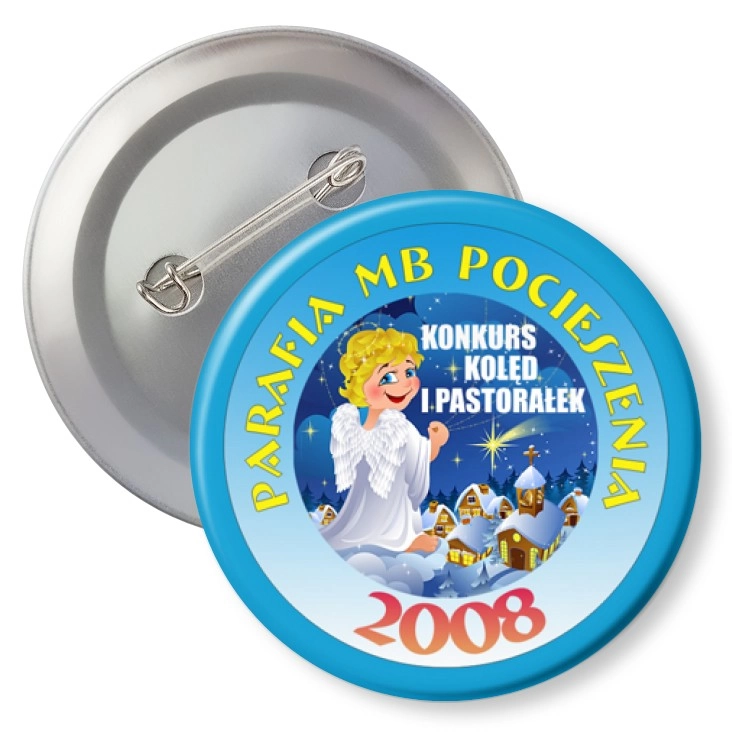 przypinka z agrafką Konkurs Kolęd i Pastorałek