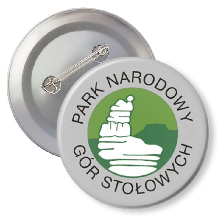 przypinka z agrafką Park Narodowy Gór Stołowych