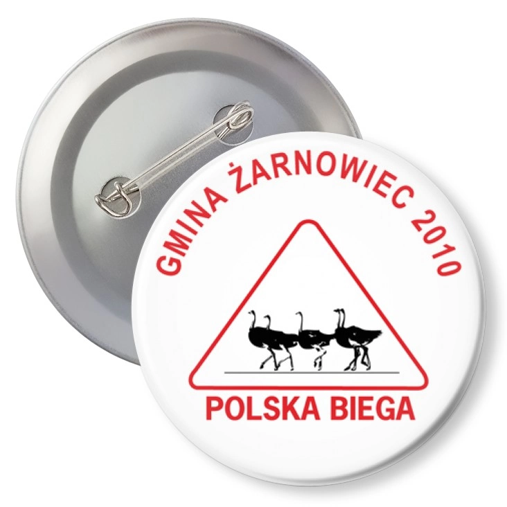 przypinka z agrafką Polska biega Żarnowiec