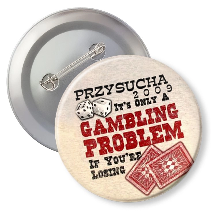 przypinka z agrafką Przysucha 2009