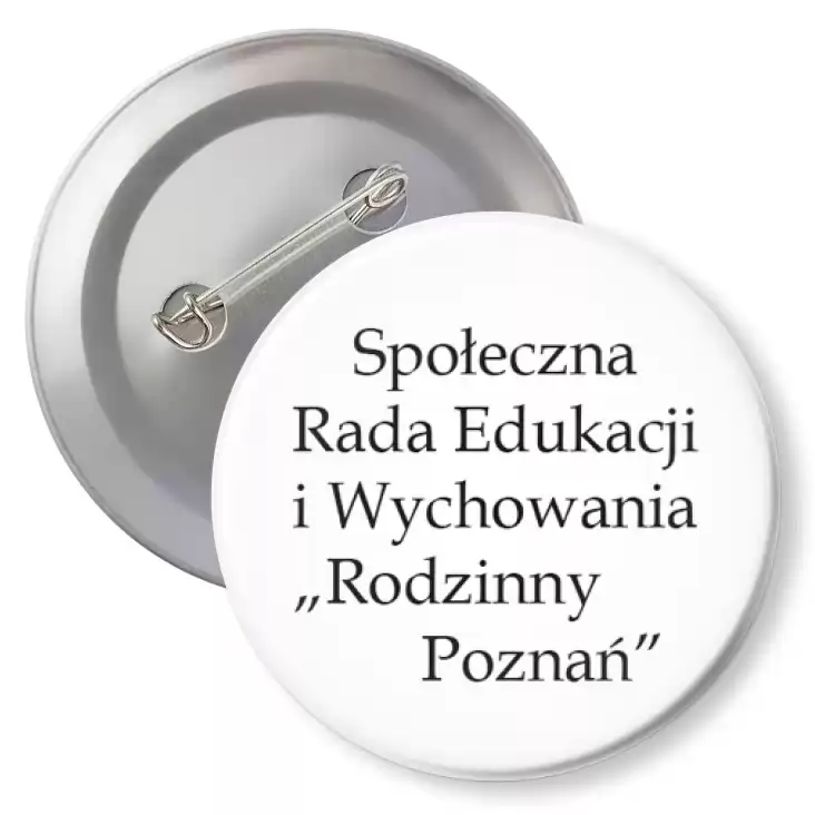przypinka z agrafką Rodzinny Poznań