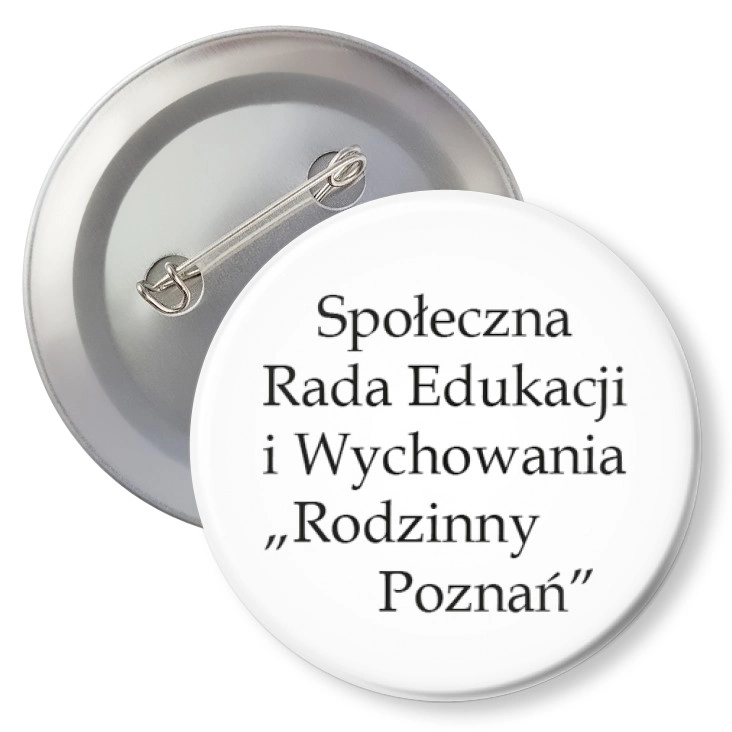 przypinka z agrafką Rodzinny Poznań