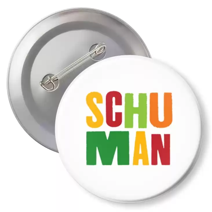 przypinka z agrafką Schuman