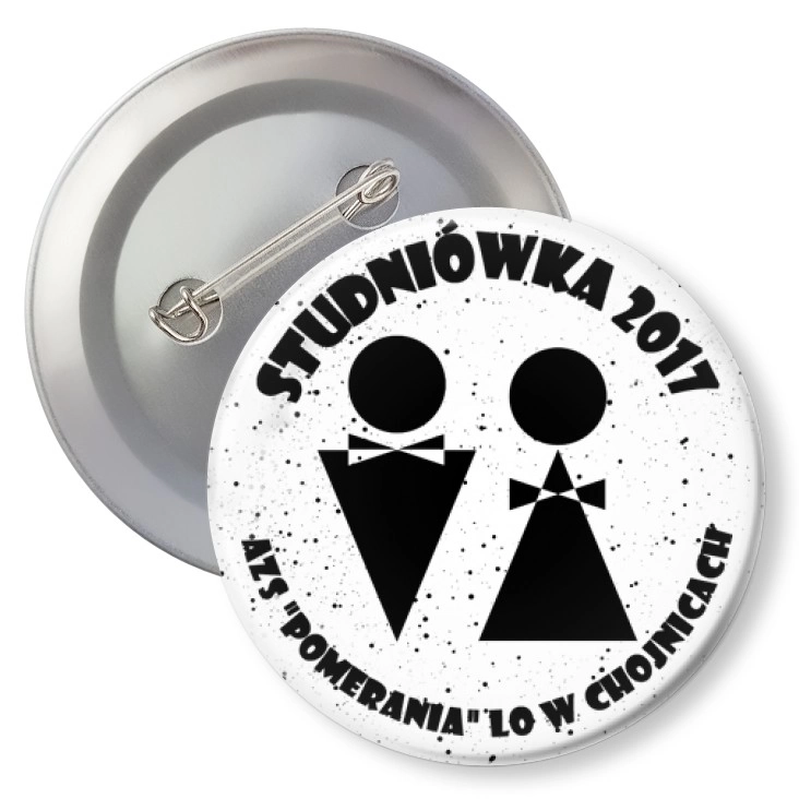 przypinka z agrafką Studniówka - AZS POMERANIA