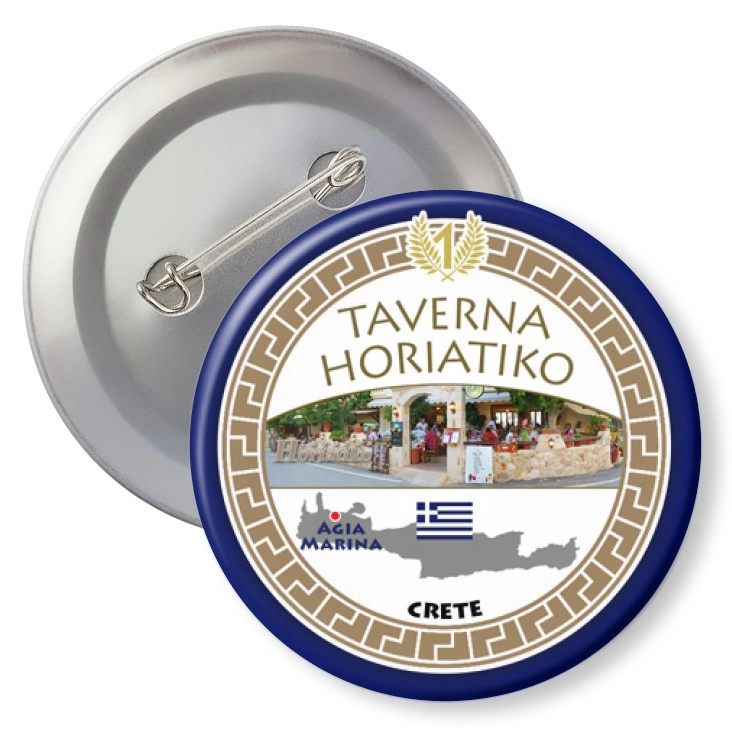 przypinka z agrafką Taverna Horiatiko