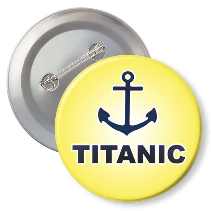przypinka z agrafką TITANIC