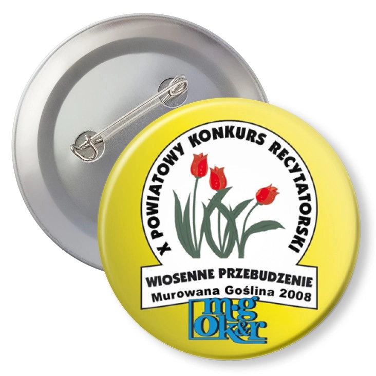 przypinka z agrafką Wiosenne Przebudzenie 2008