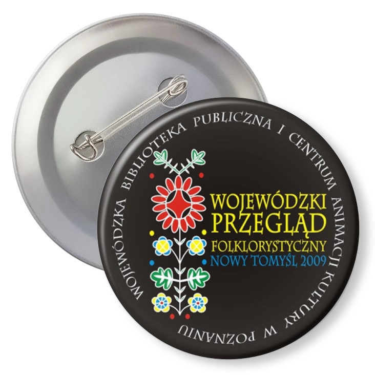 przypinka z agrafką Wojewódzki Przegląd Folklorystyczny