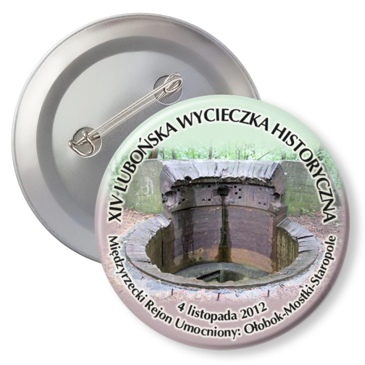 przypinka z agrafką XIV Lubońska Wycieczka Historyczna