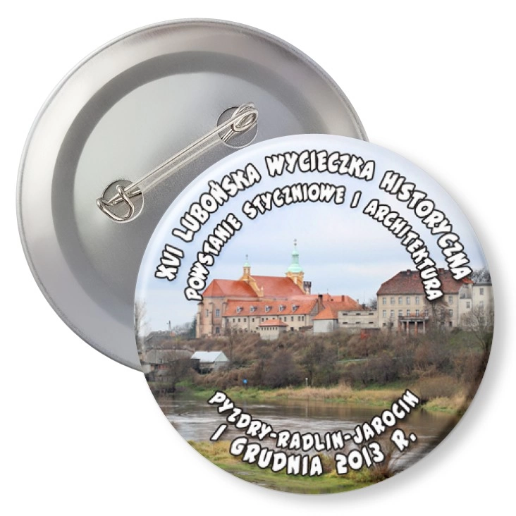 przypinka z agrafką XVI Lubońska Wycieczka Historyczna