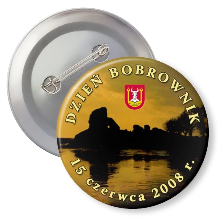 przypinka agrafka Dzień Bobrownik