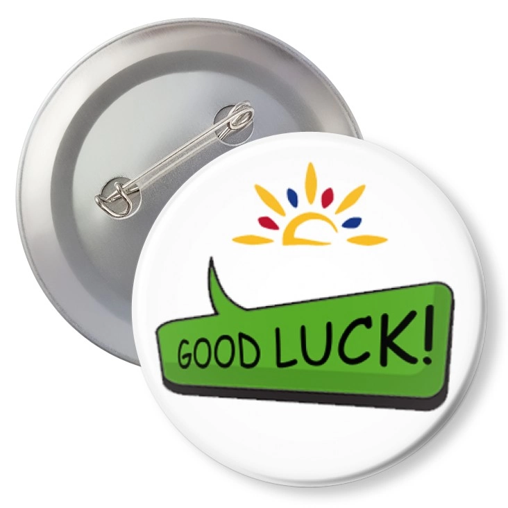 przypinka z agrafką Good luck!