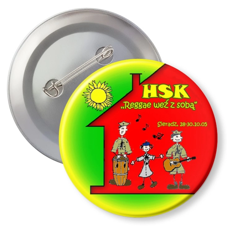 przypinka agrafka HSK Sieradz