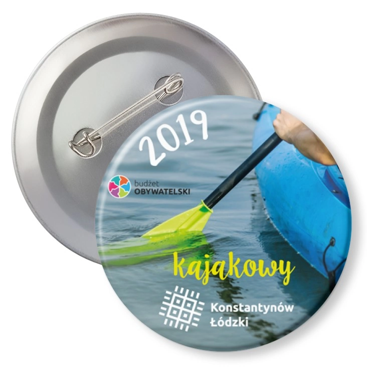 przypinka agrafka Kajakowy Konstantynów Łódzki