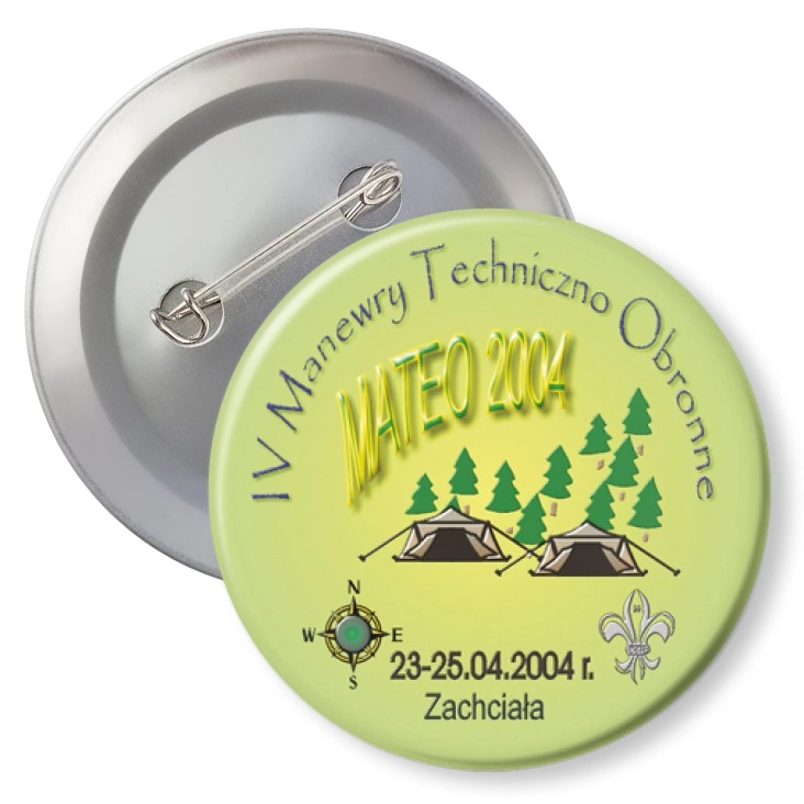 przypinka z agrafką MATEO 2004