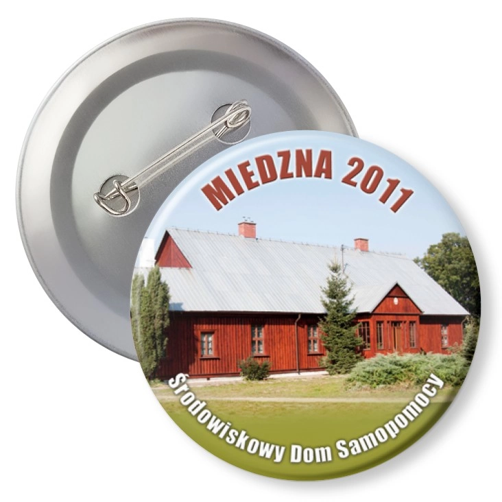 przypinka z agrafką Miedzna 2011