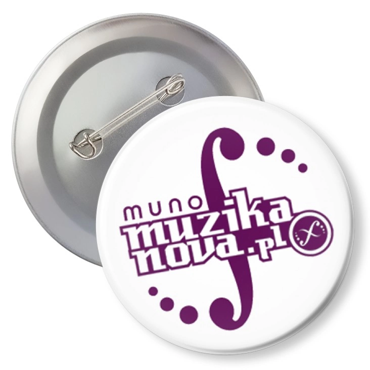 przypinka z agrafką Muno Muzikanova.pl