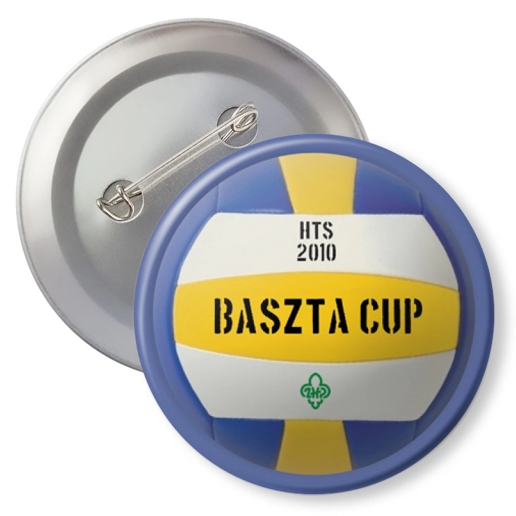 przypinka z agrafką Baszta Cup